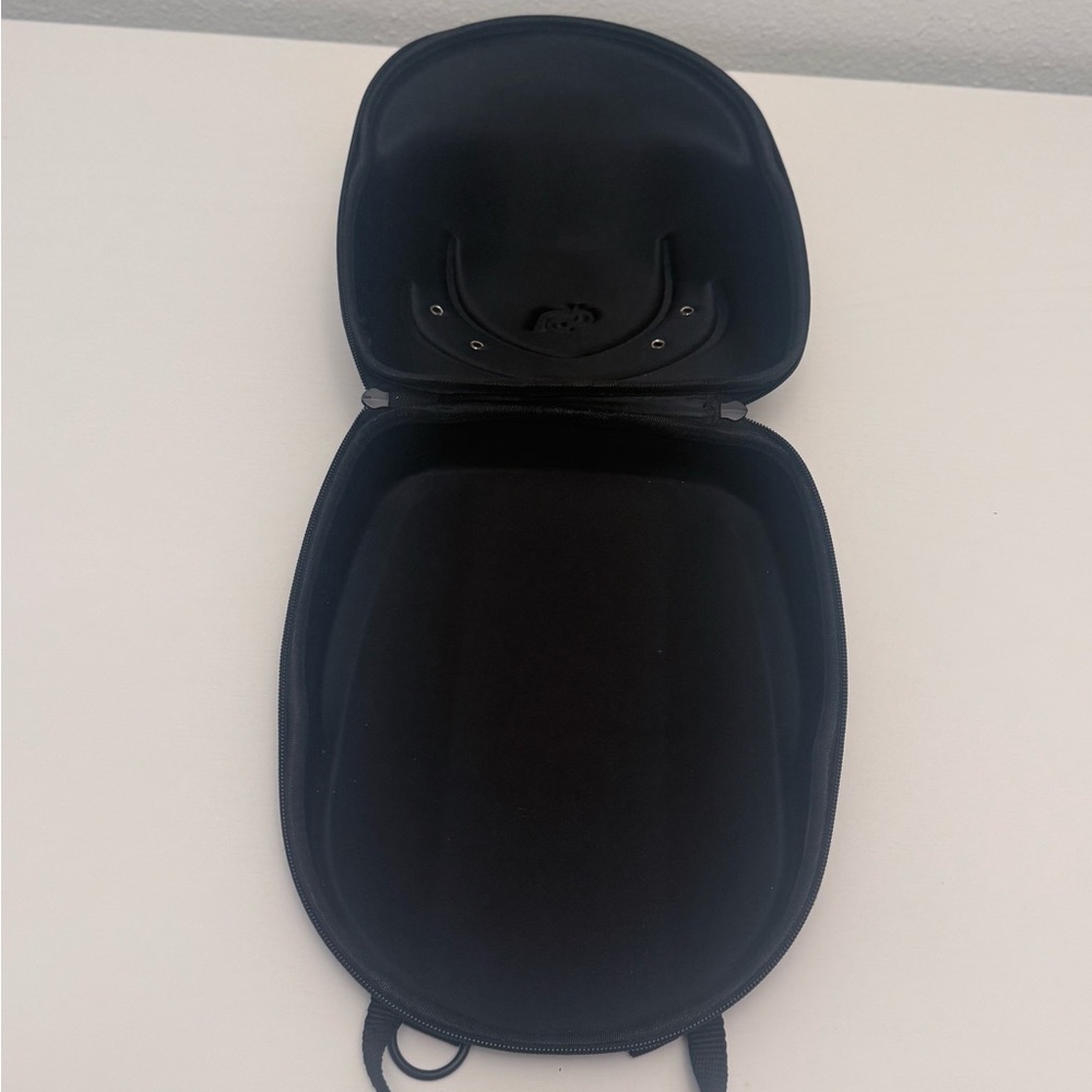 UP Travel Hat Case Hard Shell Hat Carrier Black Baseball Cap Protector Case